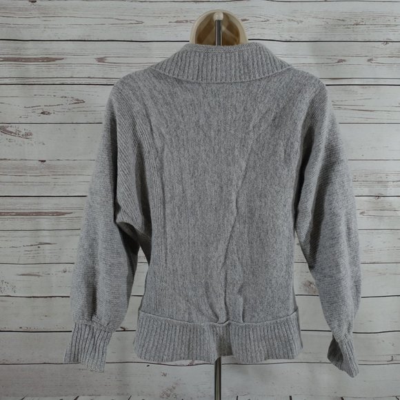 Rebecca Taylor Grey Knit Cardigan Sweater - Picture 5 of 10